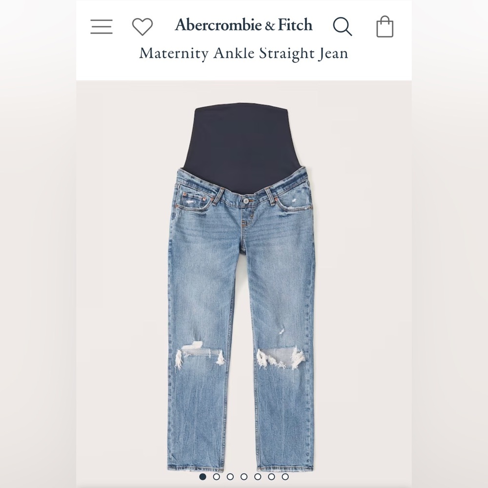 Maternity Ankle Straight Jean